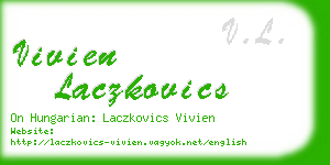 vivien laczkovics business card